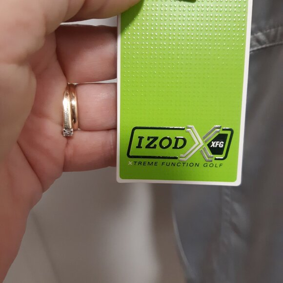 IZOD Silky Silver Golfing Vest Size XL NEW - Picture 5 of 10